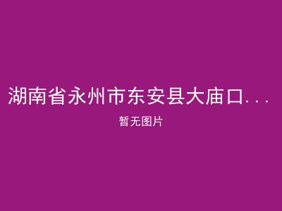 湖南省永州市东安县大庙口镇敬老院