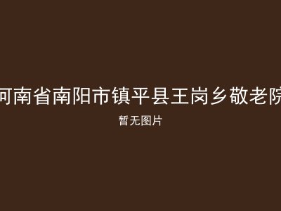 河南省南阳市镇平县王岗乡敬老院