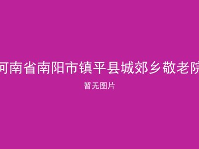 河南省南阳市镇平县城郊乡敬老院