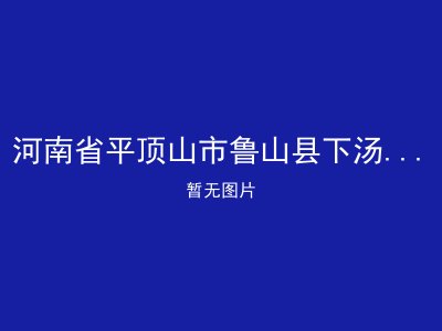 河南省平顶山市鲁山县下汤镇敬老院