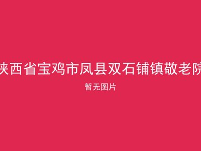 陕西省宝鸡市凤县双石铺镇敬老院