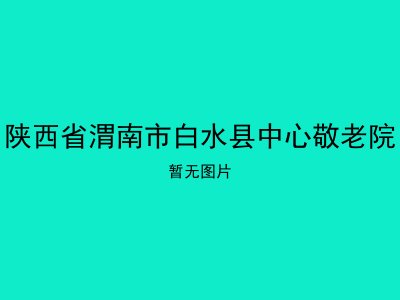 陕西省渭南市白水县中心敬老院