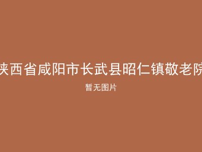 陕西省咸阳市长武县昭仁镇敬老院