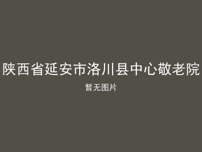 陕西省延安市洛川县中心敬老院