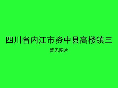 四川省内江市资中县高楼镇三