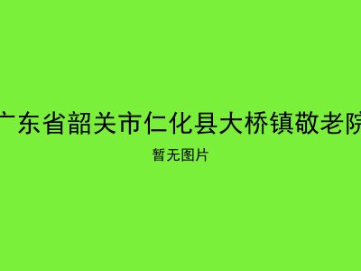 广东省韶关市仁化县大桥镇敬老院
