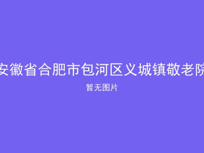 安徽省合肥市包河区义城镇敬老院