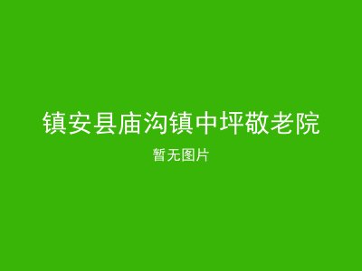 镇安县庙沟镇中坪敬老院