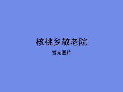 核桃乡敬老院