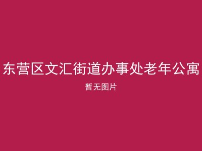 东营区文汇街道办事处老年公寓