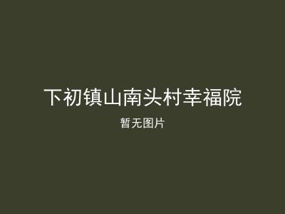 下初镇山南头村幸福院