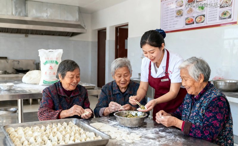 人和镇北下河村暖心食堂