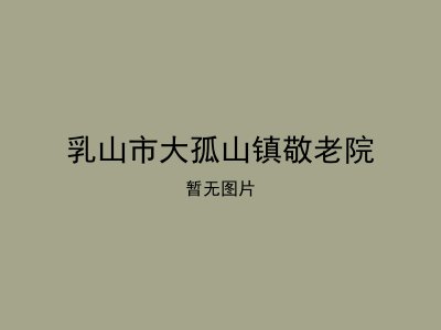 乳山市大孤山镇敬老院