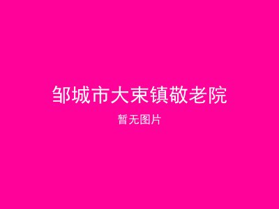 邹城市大束镇敬老院