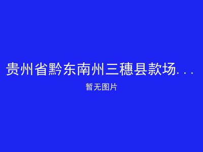 贵州省黔东南州三穗县款场乡敬老院