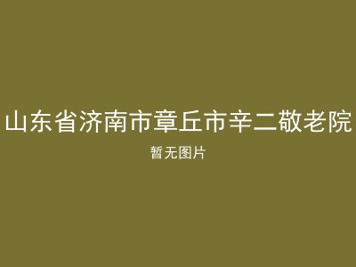 山东省济南市章丘市辛二敬老院